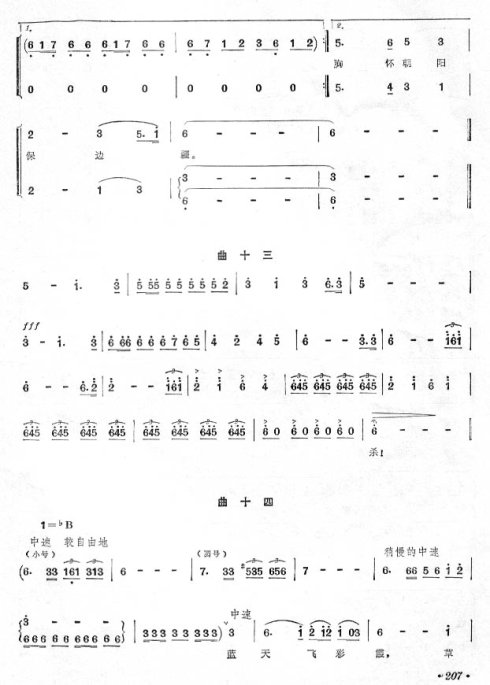 舞蹈音乐《草原女民兵》全谱
