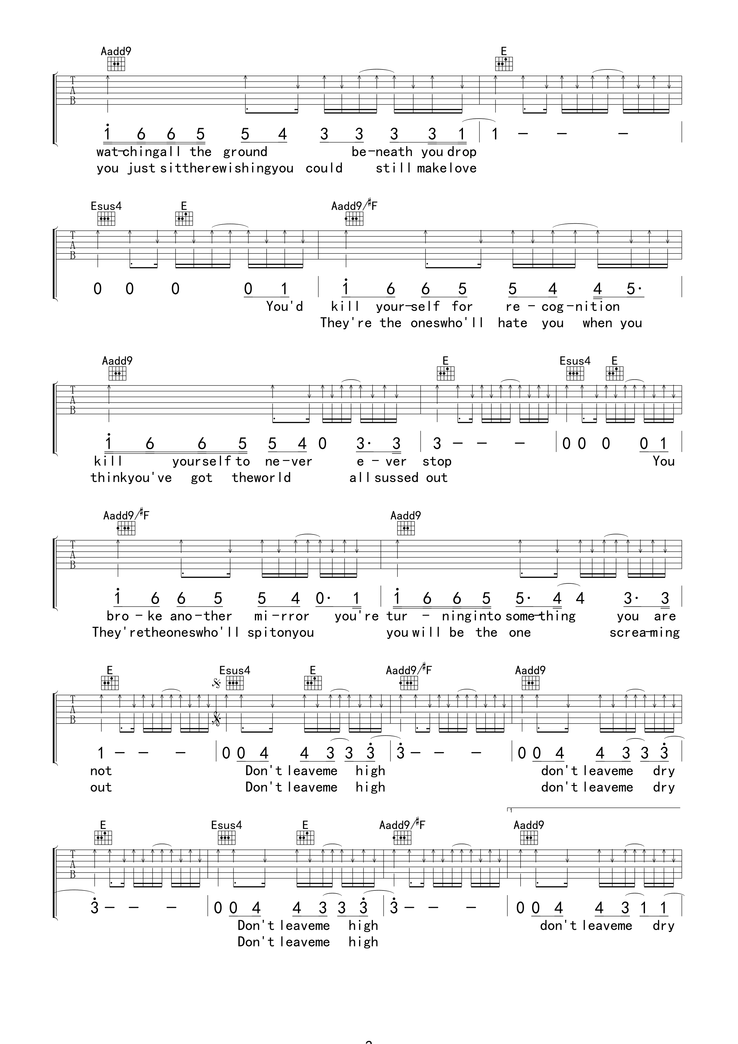 Radiohead High and Dry