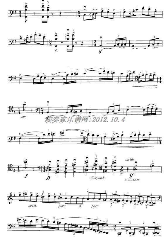 往事大提琴曲谱及作者个人介绍